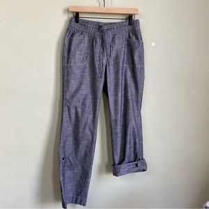 Columbia wide leg pull-on drawstring convertible/roll-up pants